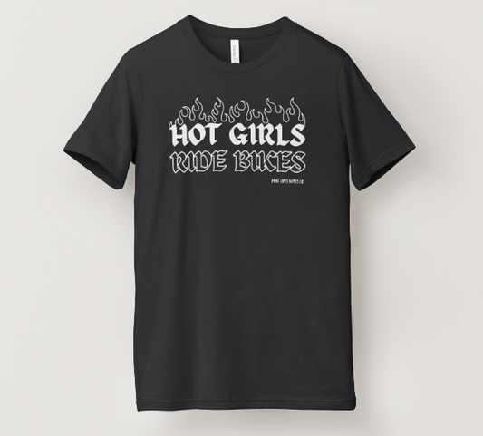 Hot Girls Ride Bikes T-Shirt